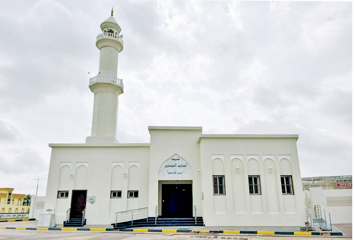افتتاح مسجد أمهات المؤمنين في حزم المرخية