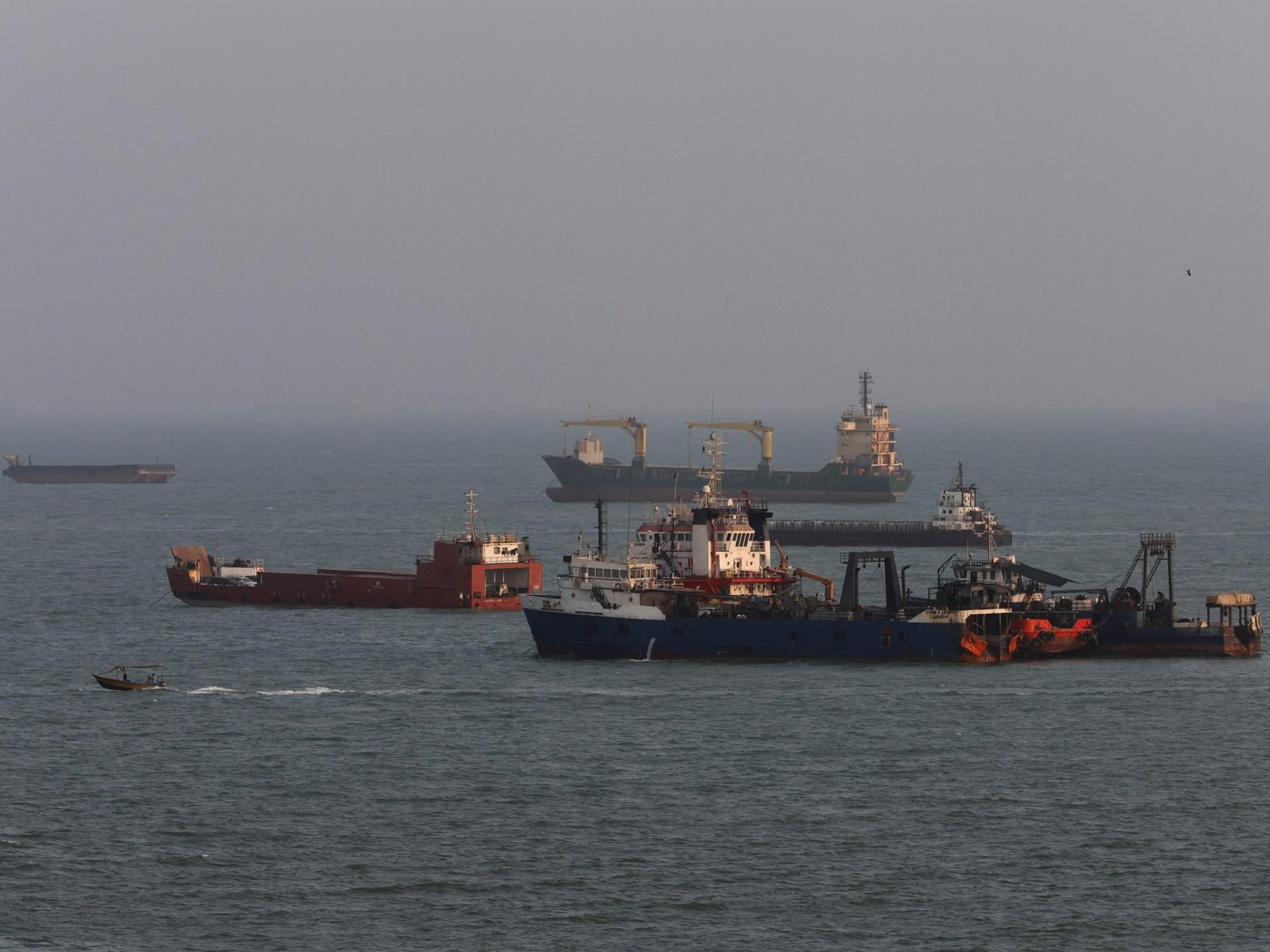 Vessel hit by ‘unknown projectile’ in Strait of Hormuz, UKMTO says