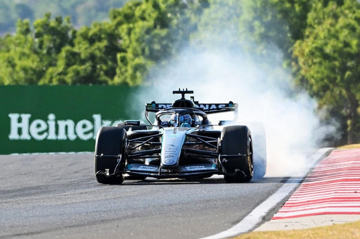 George Russell: What Mercedes 'feared' from Ferrari came true in F1 Hungarian GP practice