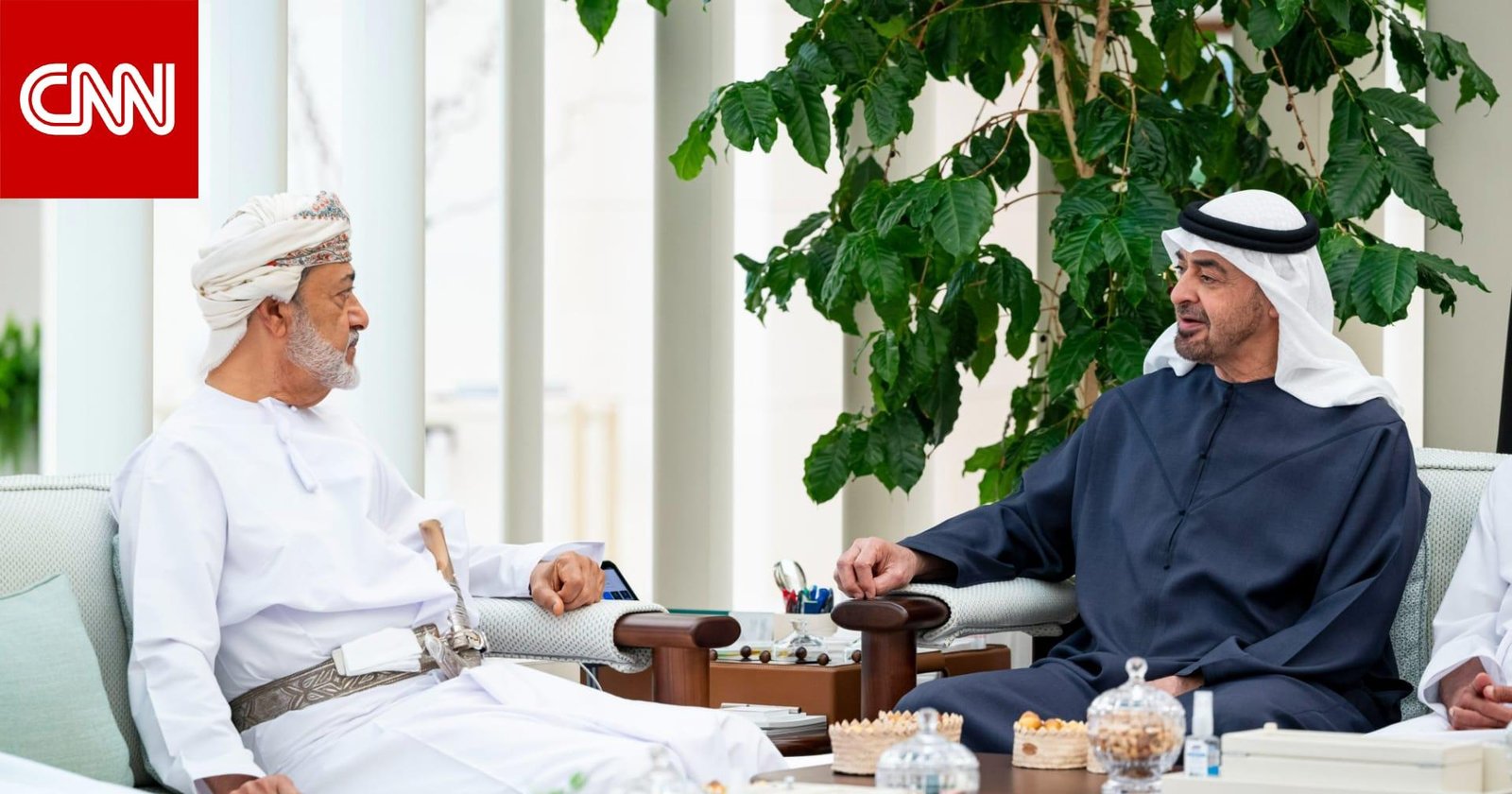 الرئيس الإماراتي وسلطان عُمان يبحثان التطورات في المنطقة