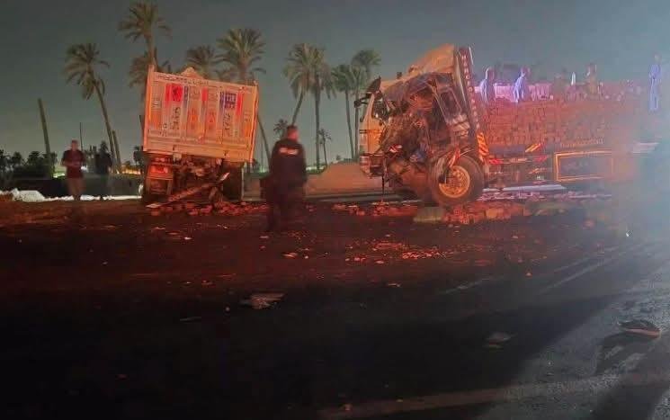 عودة حركة السير إلى طبيعتها بعد حادث الطريق الأوسطي في البدرشين