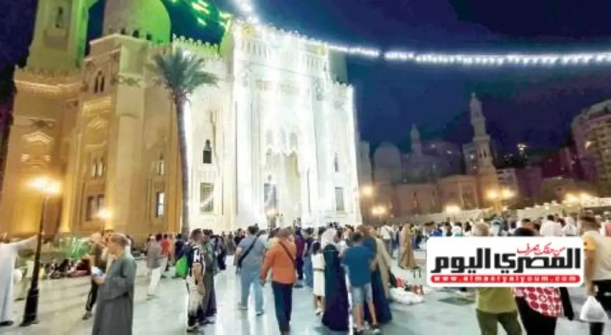 آلاف المريدين فى ختام مولد المرسى أبوالعباس بالإسكندرية