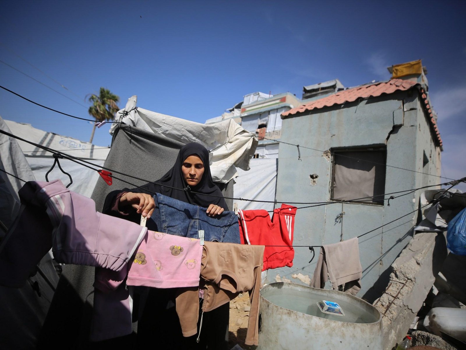 In Gaza’s tents, widows face war’s harshest realities alone