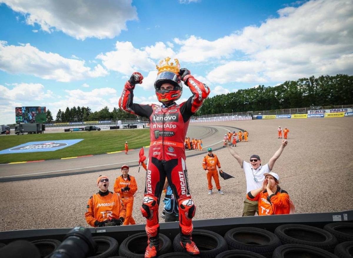 Dominant Marquez seals landmark German GP win to complete Sachsenring double