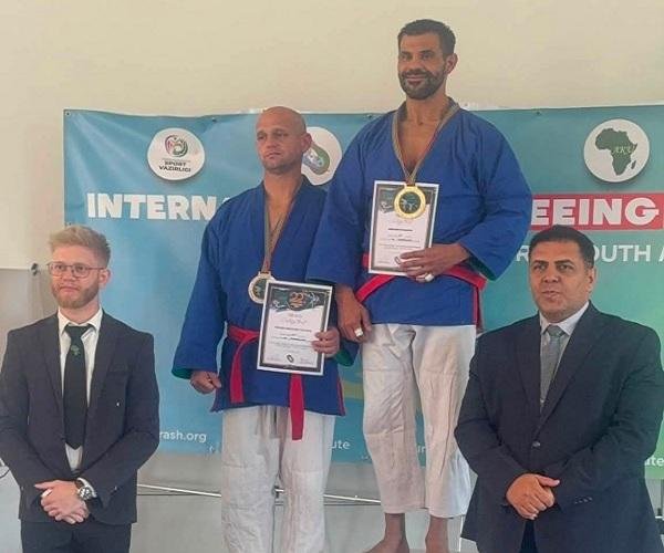 محمد الشافعي يتوج بذهبية بطولة أفريقيا للكوراش