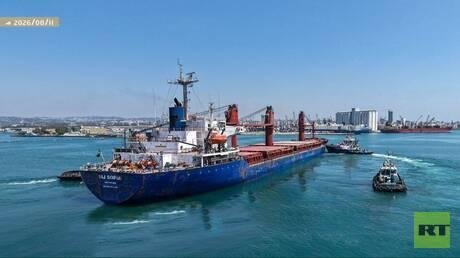 سوريا.. الرصيف رقم 4 في مرفأ طرطوس يدخل الخدمة التجارية باستقبال أولى البواخر