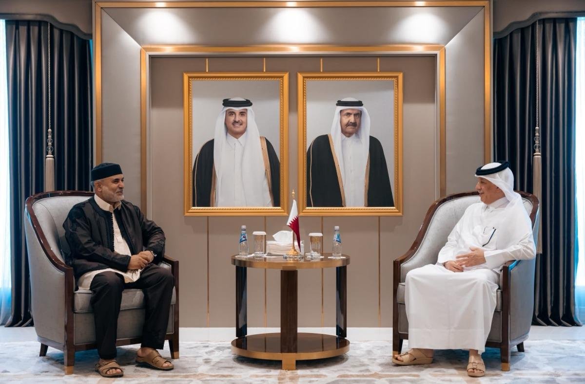 وزير الدولة للشؤون الخارجية يودع سفير ليبيا