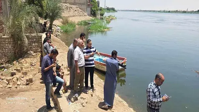 بعد انهيار الممشى المعدني.. لجنة فنية تفحص محطة مياه الفقاعي ببني سويف (صور)