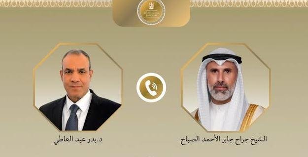 وزير الخارجية يبحث مع نظيره الكويتي التطورات الإقليمية