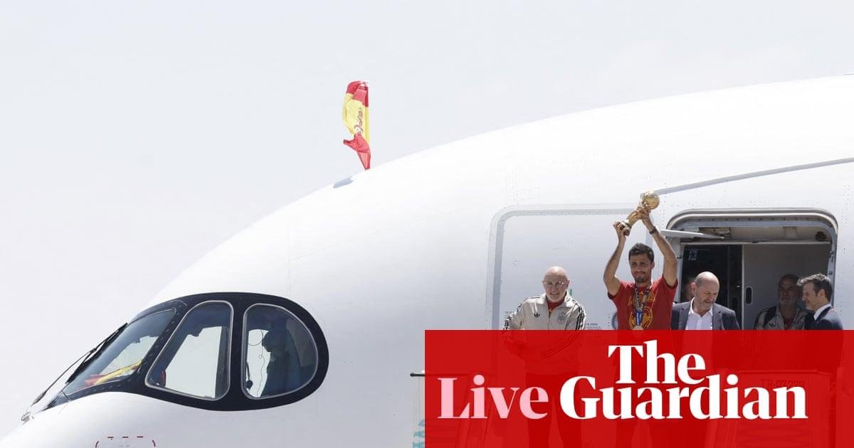 World Cup 2026: Spain’s champions land in Madrid for heroes’ welcome after beating Argentina – live