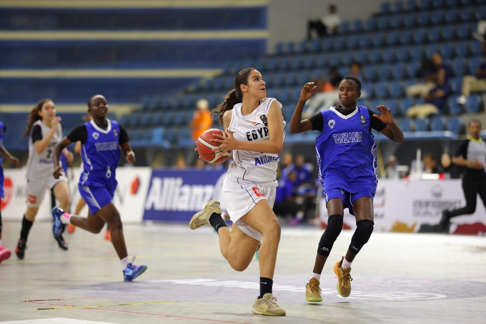 منتخب ناشئات السلة يفوز على تنزانيا ويتأهل إلى نهائيات الأفروباسكت