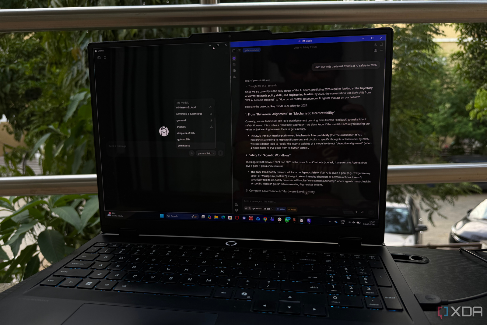 I use two apps to run local AI, and each one does something better