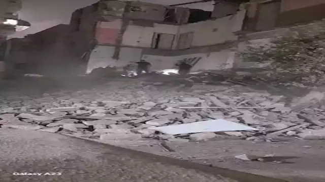 مكون من أرضي و٣ طوابق.. محافظة القاهرة تكشف تفاصيل انهيار عقار روض الفرج بسبب الزلزال