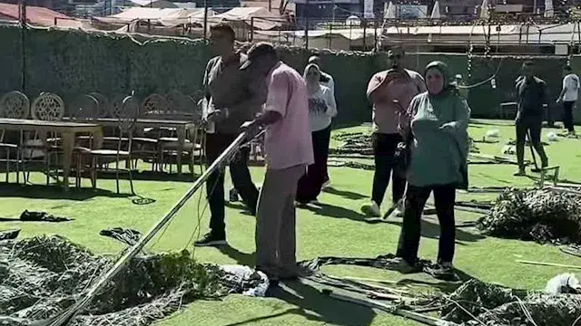 فيديو إزالة قاعة أفراح يثير الجدل.. ومحافظة الإسكندرية توضح الحقيقة
