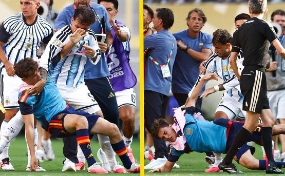 بلا عقوبات.. الفيفا يتجاهل عُنف لاعبي الأرجنتين بعد نهائي المونديال