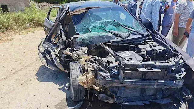 نجاة رئيس مباحث أكتوبر من الموت إثر حادث مروع أعلى المحور
