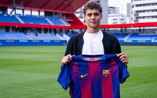 حمزة عبد الكريم هداف برشلونة في فترة الإعداد للموسم الجديد