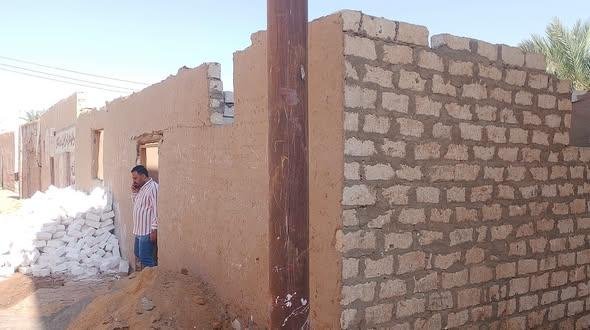 إزالة تعديات على أراضي الدولة بقرى في الوادي الجديد