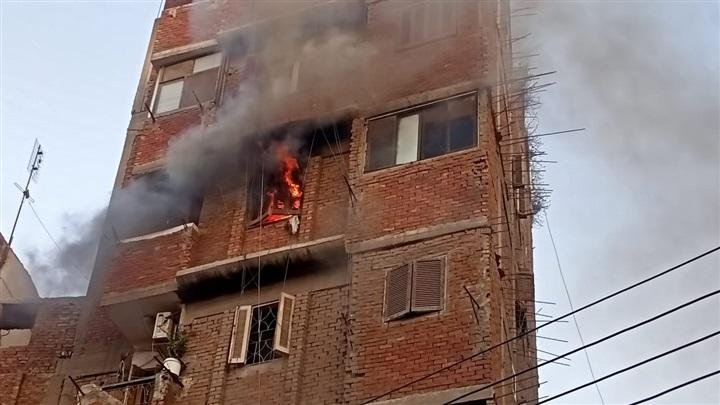 السيطرة على حريق شقة سكنية في منطقة بولاق الدكرور