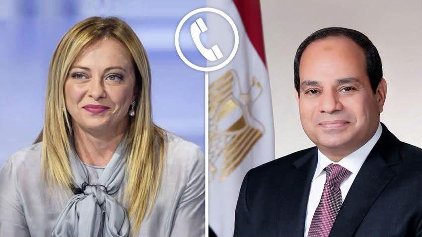 السيسي وميلوني يبحثان تعزيز الاستثمارات الإيطالية في مصر ومكافحة الهجرة غير الشرعية