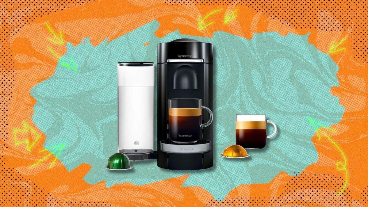 The $139 Nespresso VertuoPlus Deluxe coffee and espresso machine is the upgrade your kitchen needs