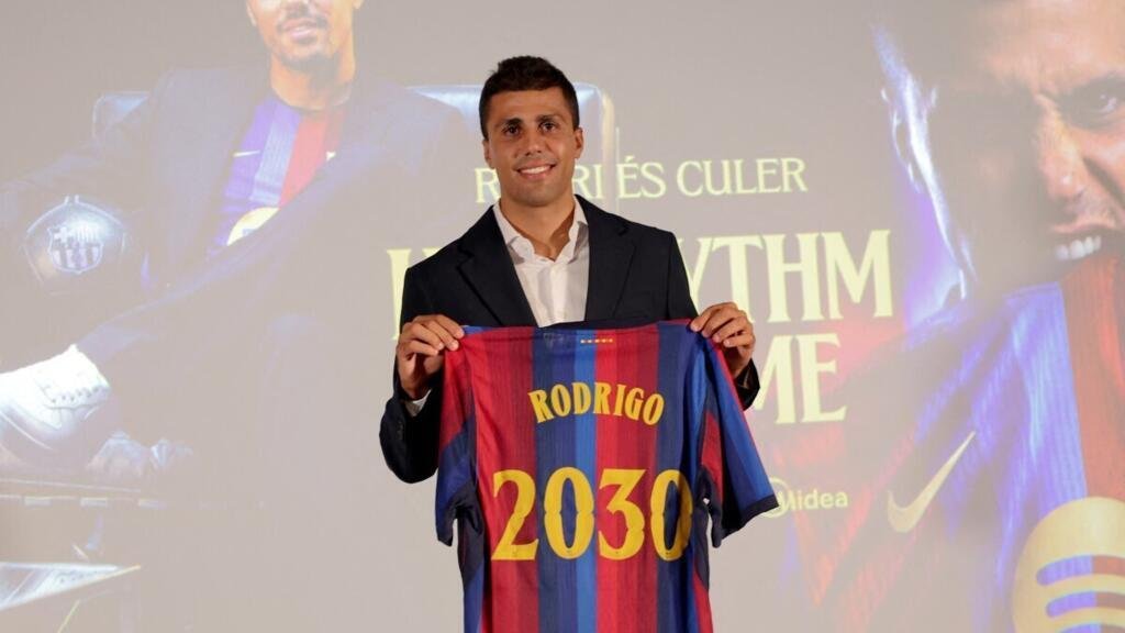 برشلونة يتعاقد مع رودري بعد مسيرة حافلة مع مانشستر سيتي