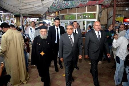 آلاف الأقباط يحتفلون بمولد مارجرجس في ميت دمسيس بالدقهلية