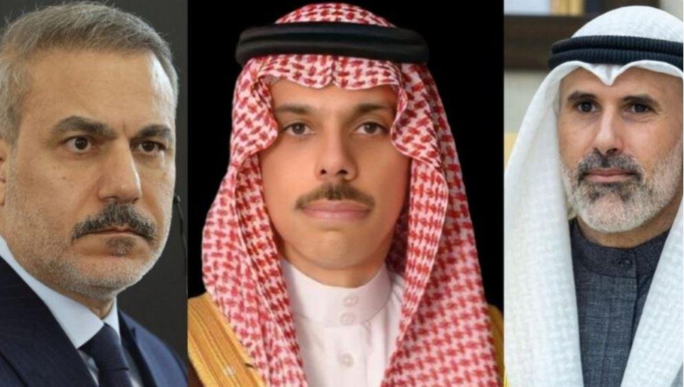 وزير خارجية السعودية يبحث مع نظيريه التركي والكويتي خفض التصعيد وحرية الملاحة