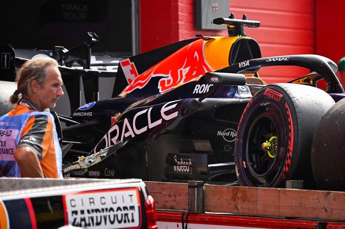What caused Max Verstappen’s F1 Dutch GP crash