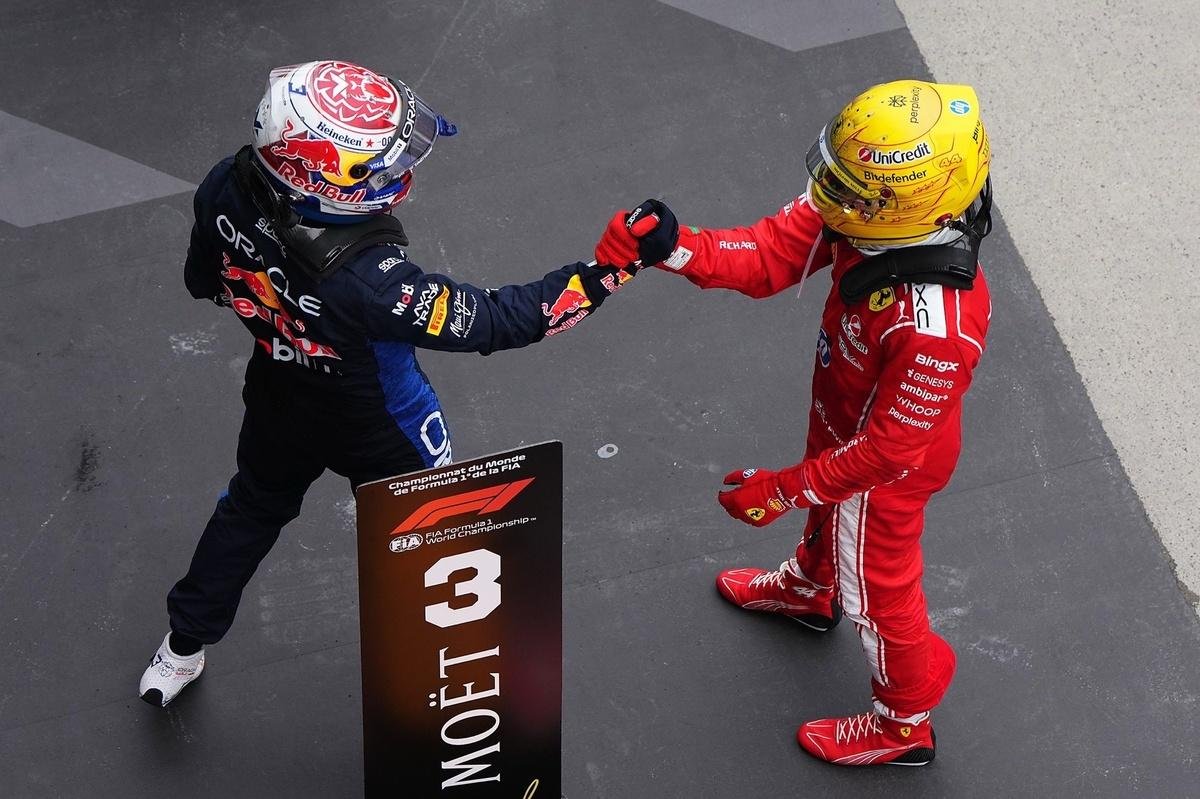 Why Lewis Hamilton has to start behind Max Verstappen on the Hungarian GP grid
