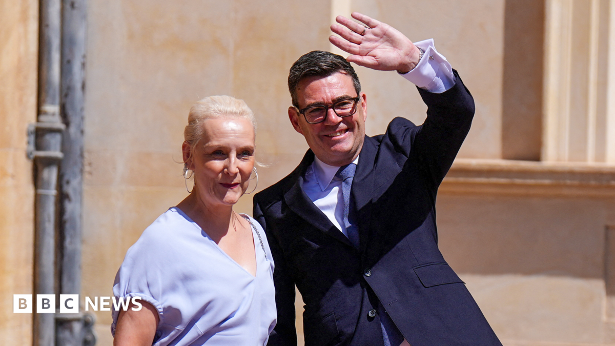 Who is Andy Burnham's wife, Marie-France van Heel?