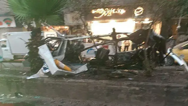 "أشلاء بشرية و7 مصابين".. انفجار عبوة ناسفة في حافلة ركاب بريف دمشق