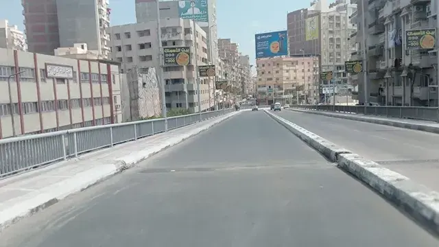 غلق كلي لاتجاه المحافظة بكوبري دمنهور العلوي لاستكمال الصيانة