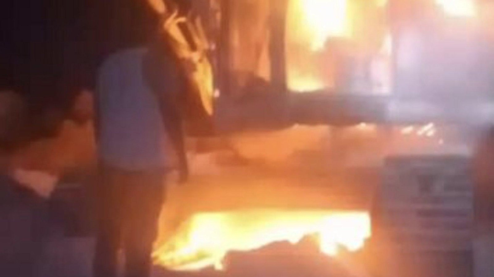 Israeli settlers set fire to heavy machinery at West Bank quarry