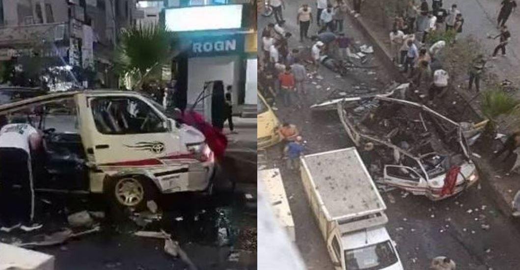 لا وفيات.. 14  جريحا الحصيلة النهائية لتفجير حافلة ركاب قرب دمشق