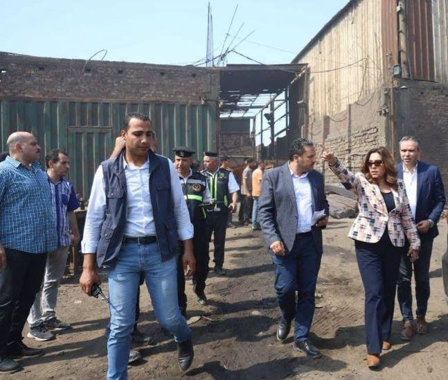 منال عوض توجه بسرعة توفيق الأوضاع البيئية للأنشطة الصناعية بمنطقة العكرشة في القليوبية