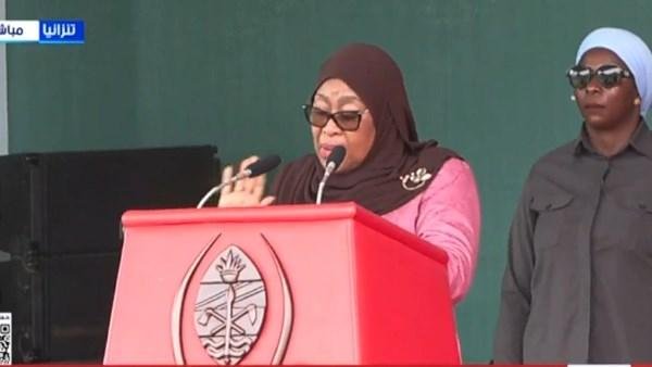 رئيسة تنزانيا: افتتاح سد جوليوس نيريري حدث تاريخي ونشكر مصر لتعاونها
