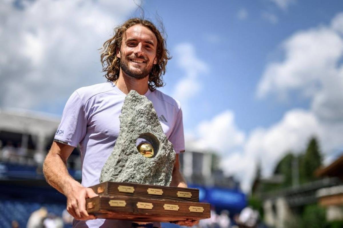 Tsitsipas wins Swiss Open title to claim first ATP Trophy in 16 months