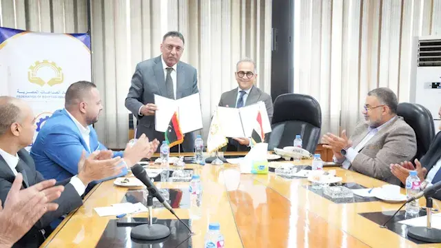اتحاد الصناعات يبحث إنشاء معرض دائم ومراكز لوجستية للمنتجات المصرية في ليبيا