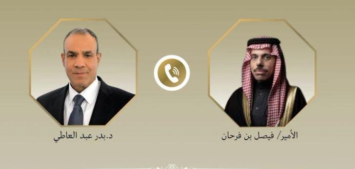وزير الخارجية يبحث مع نظيره السعودي جهود خفض التصعيد بالمنطقة