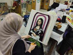 قصور الثقافة تختتم ورشة أشغال النسيج في المنيا بمعرض فني