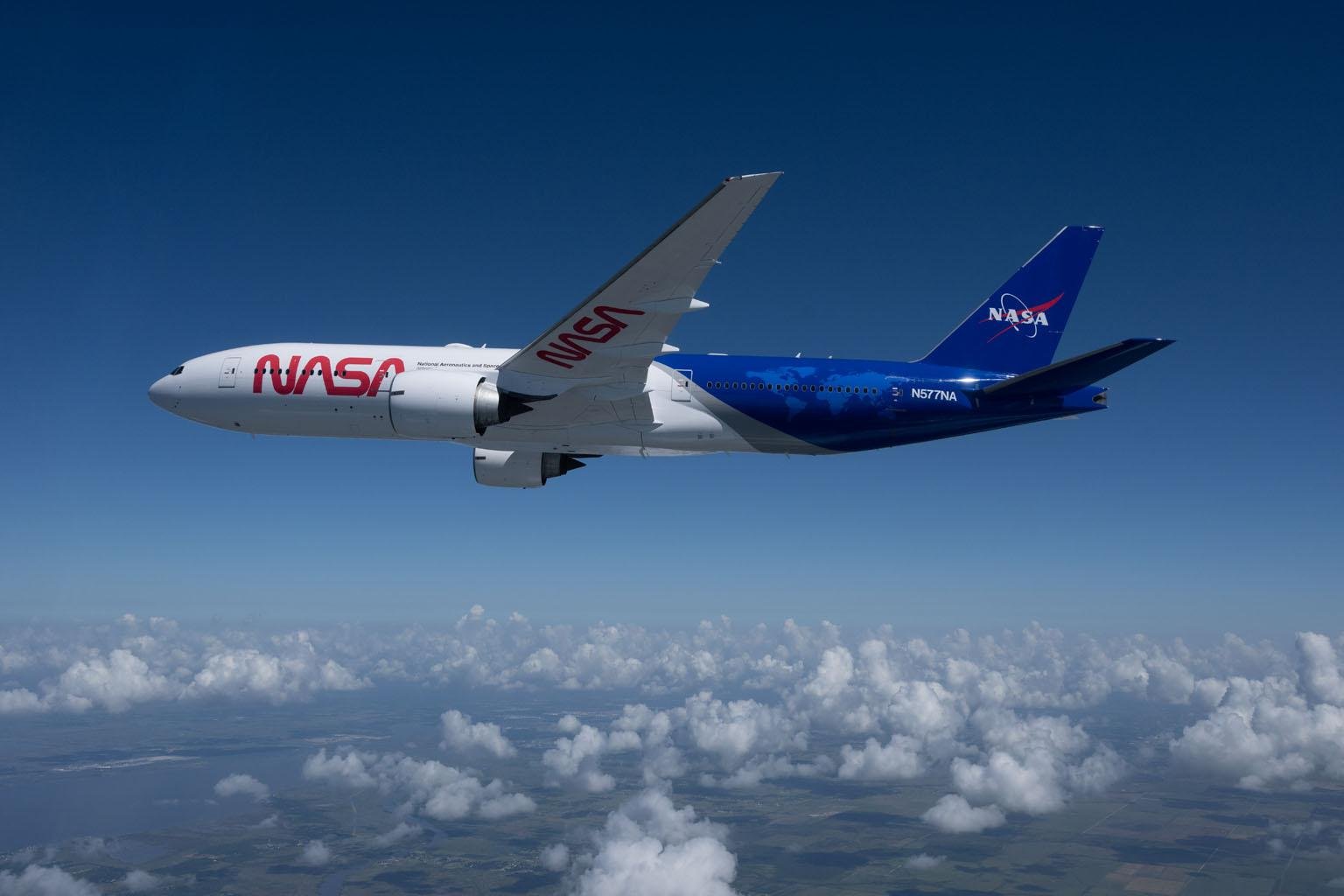 NASA’s B777 Gets New Coat of Paint