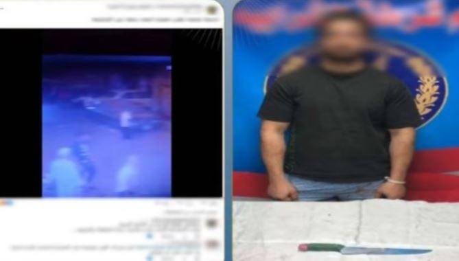 ضبط متهم بالتعدي على شخصين بسلاح أبيض في الشرابية