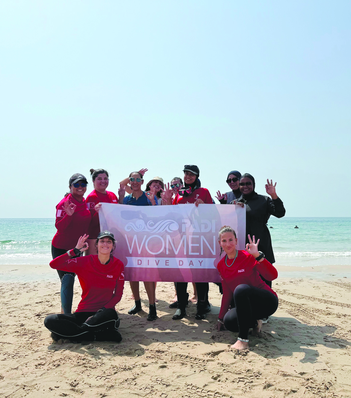 SEAsters-in-Action marks PADI Women’s Dive Day with community dive at Sealine