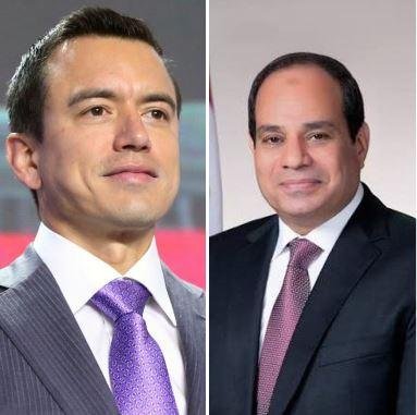 الرئيس السيسي يهنئ رئيس الإكوادور بذكرى يوم الاستقلال