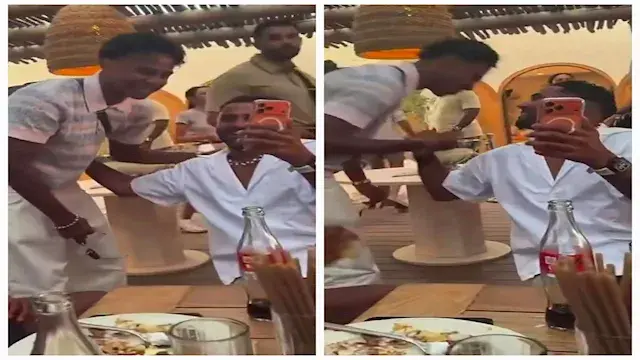 لقاء عفوي يجمع بين لامين يامال ورياض محرز خلال العطلة الصيفية (صور)
