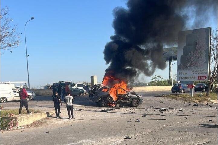 مسيرة إسرائيلية تستهدف بلدة في جنوب لبنان.. وأنباء عن وقوع إصابات