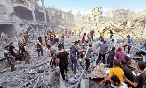 شهيدان وإصابات جراء قصف للاحتلال على حي الشيخ رضوان شمال غرب غزة
