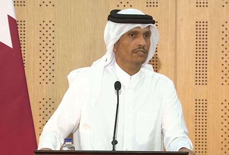 رئيس وزراء قطر: نبذل جهودا دبلوماسية مع مصر لخلق ضغط دولي على إسرائيل