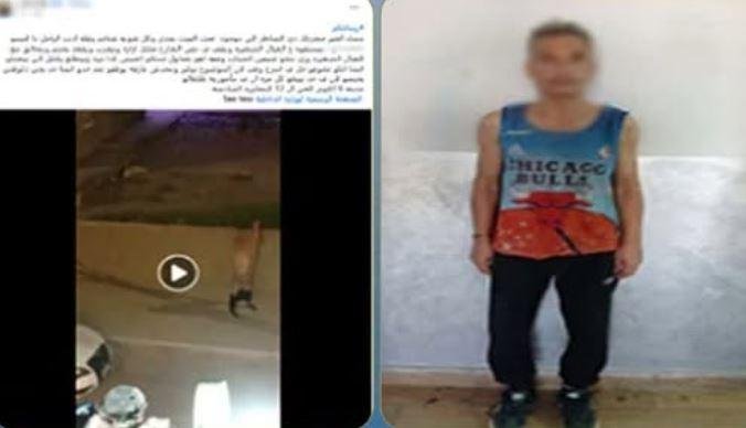 ضبط شخص لسيره عاريا والتعدى على المارة بالسب في مدينة 6 أكتوبر